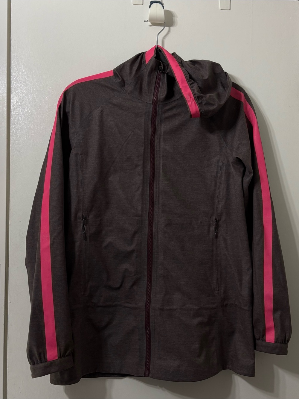 lululemon athletica Brown Jacket with Pink Stripe